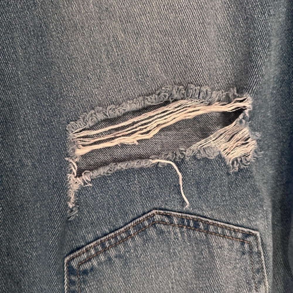 REFUGE DENIM DISTRESSED BOYFRIEND JEANS womens SIZE 11 - Picture 5 of 8